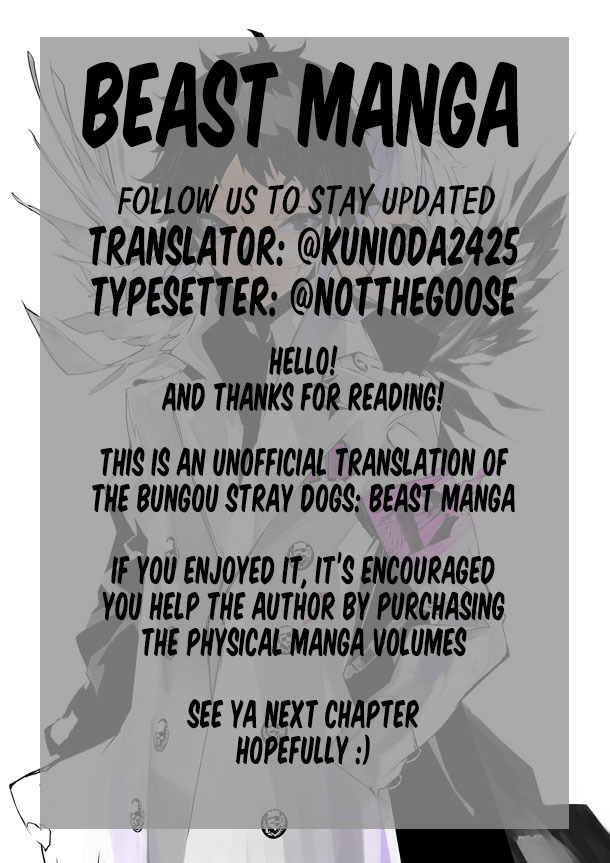 Bungou Stray Dogs Beast Chapter 9.1 1